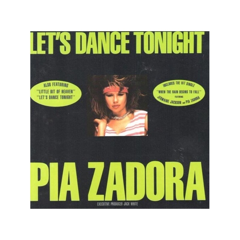 Zadora ‎Pia – Let's Dance Tonight|1984     Curb Records	INT 147.716