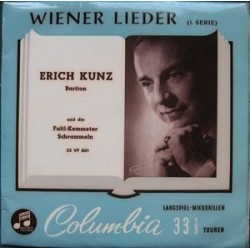  Kunz Erichu.d. Faltl-Kemmeter Schrammeln  ‎– Wiener Lieder|Columbia ‎– 33 VP 801- 10"  Vinyl