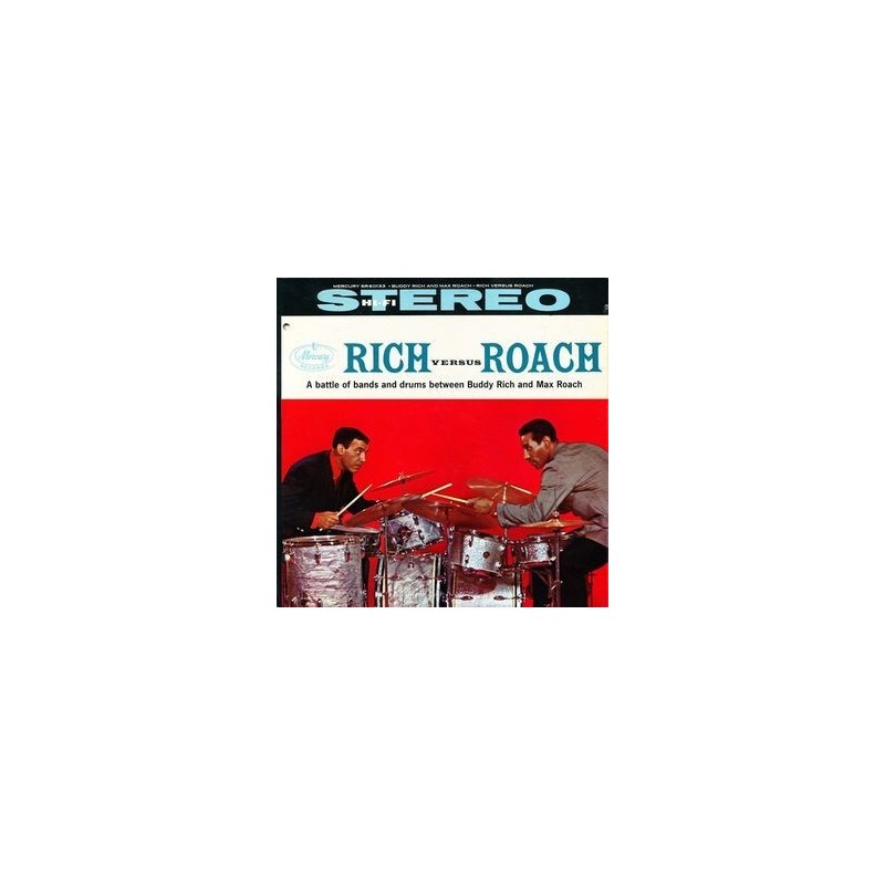 Rich Buddy and Max Roach ‎– Rich Versus Roach|1959     Mercury ‎– SR 60133