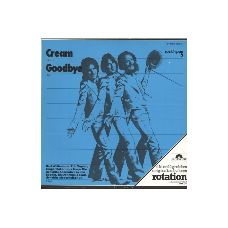 Cream  – Goodbye|1969     Polydor 2428701