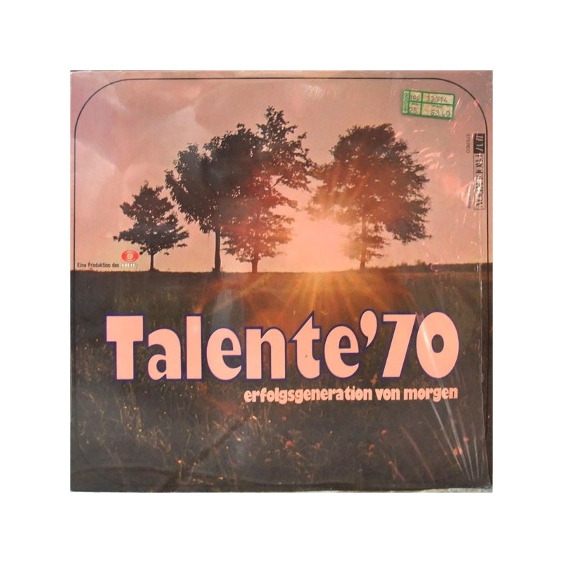 Various ‎– Talente &821770|1970  WM Produktion ‎– WM 20 009