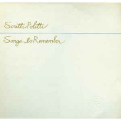 Scritti Politti ‎– Songs To Remember|1982    Rough Trade ‎– ROUGH 20