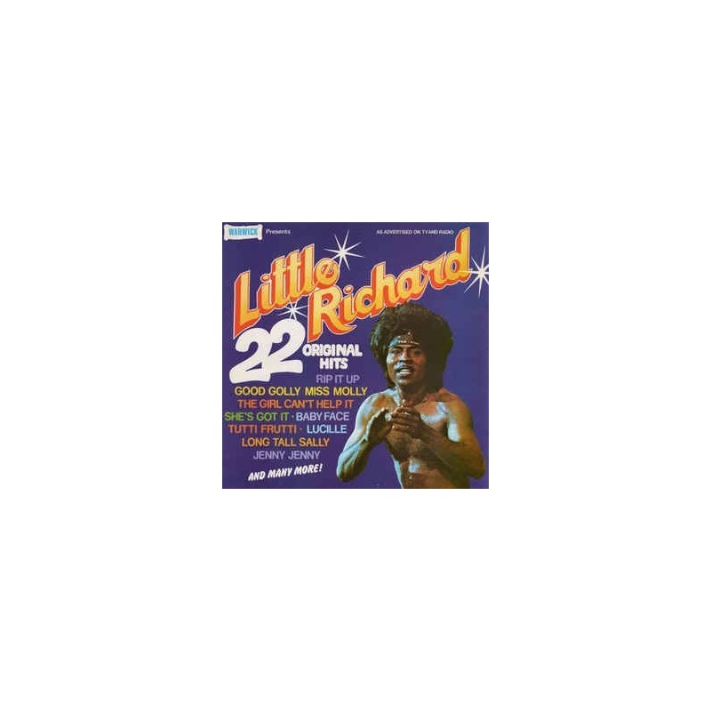 Little Richard ‎– 22 Original Hits|1977    Warwick Records ‎– WW 5034