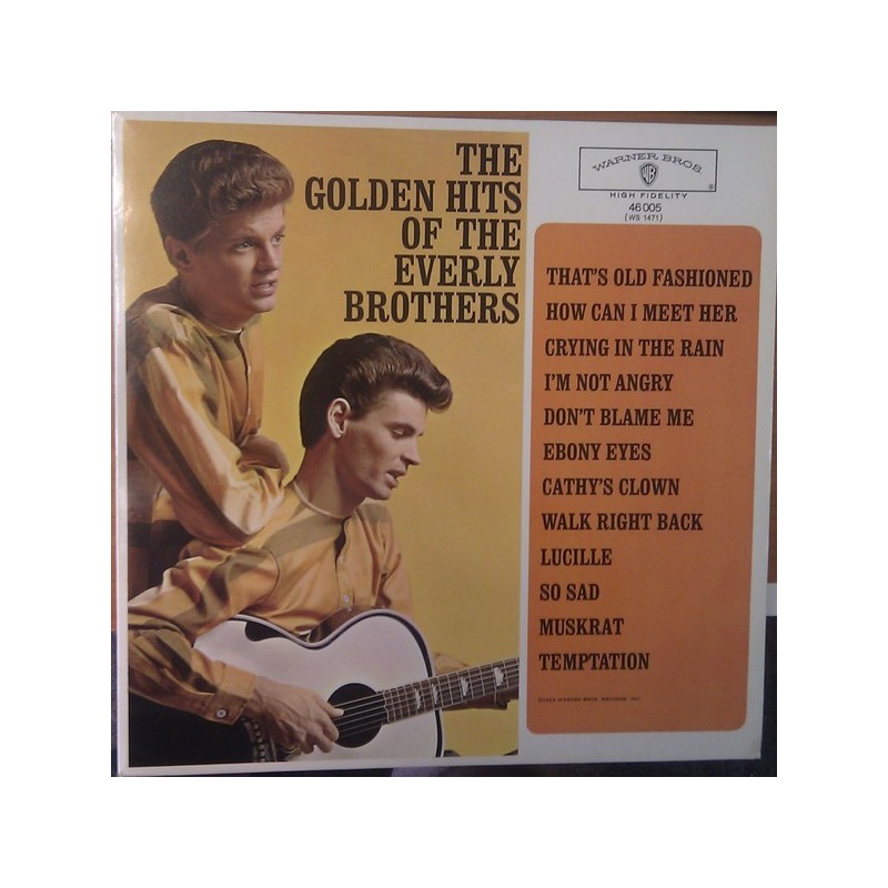 Everly Brothers The  ‎– The Golden Hits Of|1971    Warner – 46 005