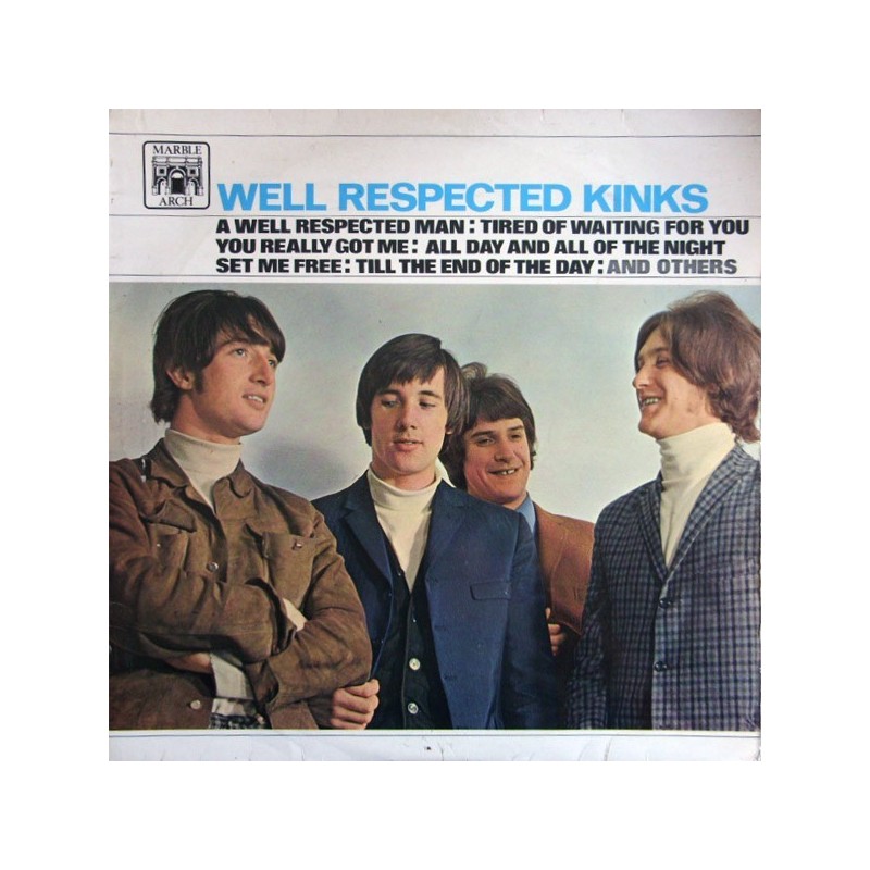 Kinks ‎The – Well Respected Kinks|1965     Marble Arch Records ‎– MALS 612