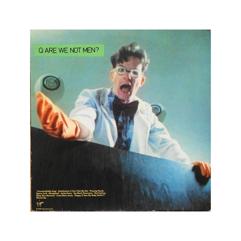 Devo ‎– Q: Are We Not Men? A: We Are Devo!|1978     Virgin ‎– 26 353 XOT