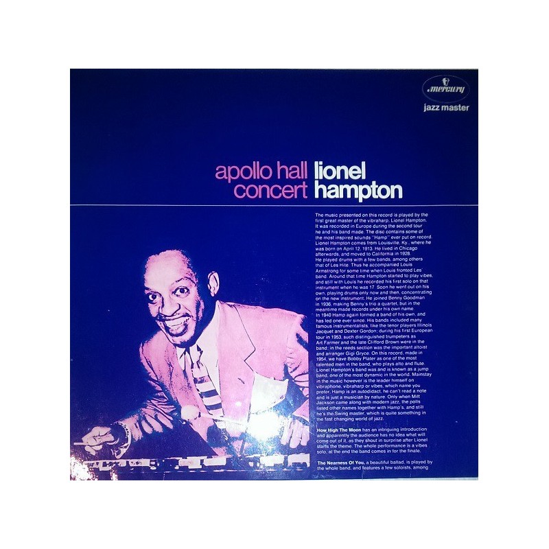 Hampton Lionel ‎– Apollo Hall Concert|Mercury ‎– 62 775