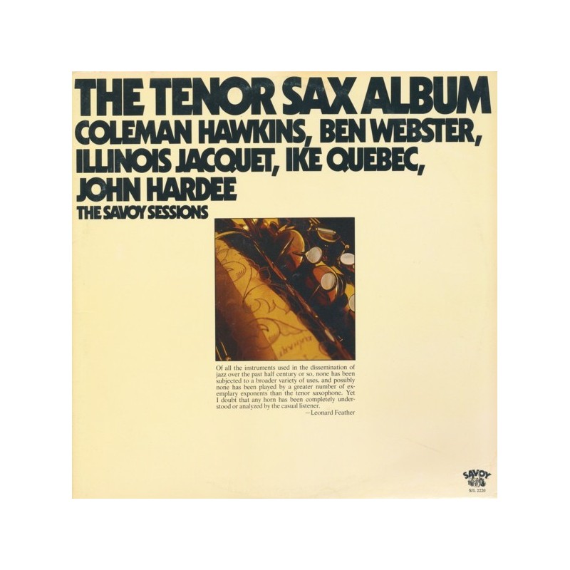 Hawkins Coleman- Ben Webster...– The Tenor Sax Album|1977    1C 148 60966/67