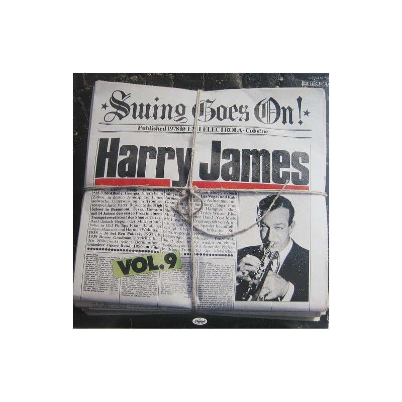 James Harry ‎– Swing Goes On! Vol. 9|EMI Electrola ‎– 1 C 054-52 718