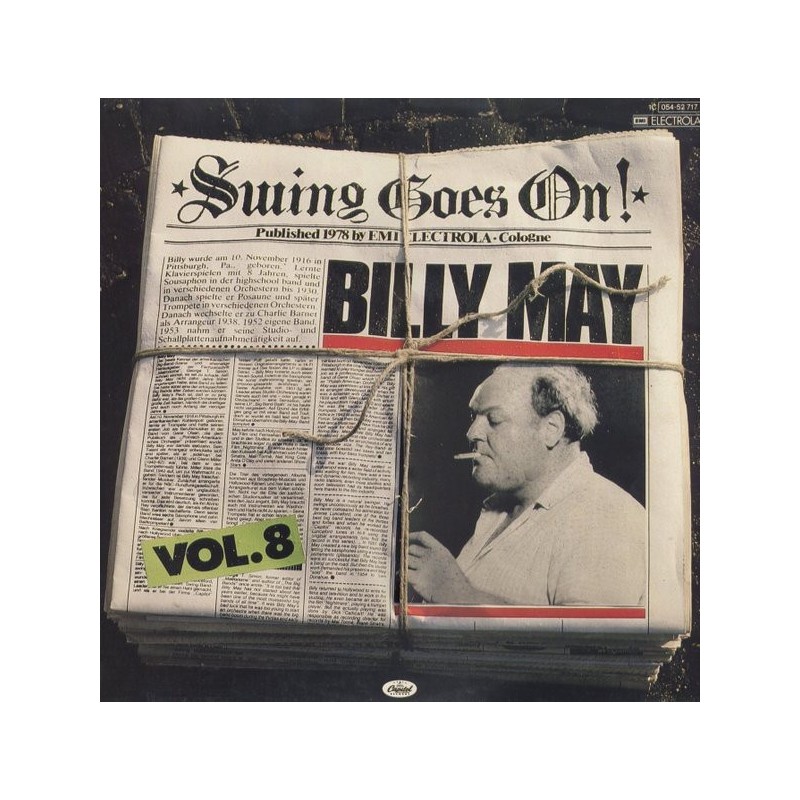 May Billy ‎– Swing Goes On Vol.8! - |1978     EMI Electrola ‎– 1C 054-52 717