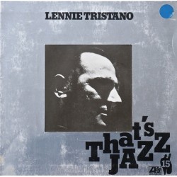 Tristano ‎Lennie – That´s Jazz|1976     Atlantic ‎– ATL 50245