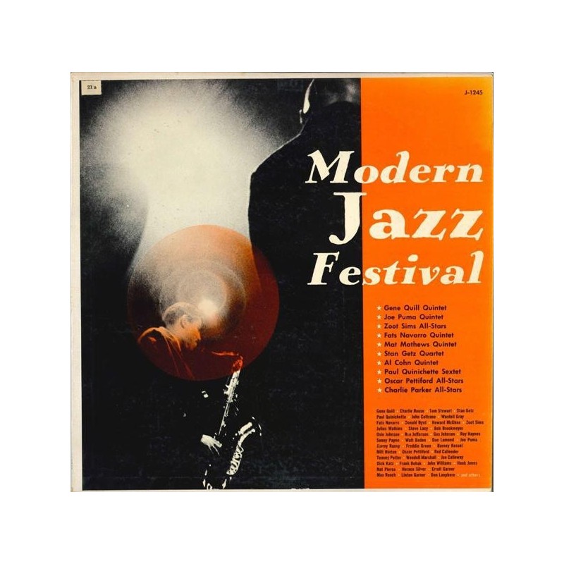 Various ‎– Modern Jazz Festival|1956     Jazztone‎– J-1245