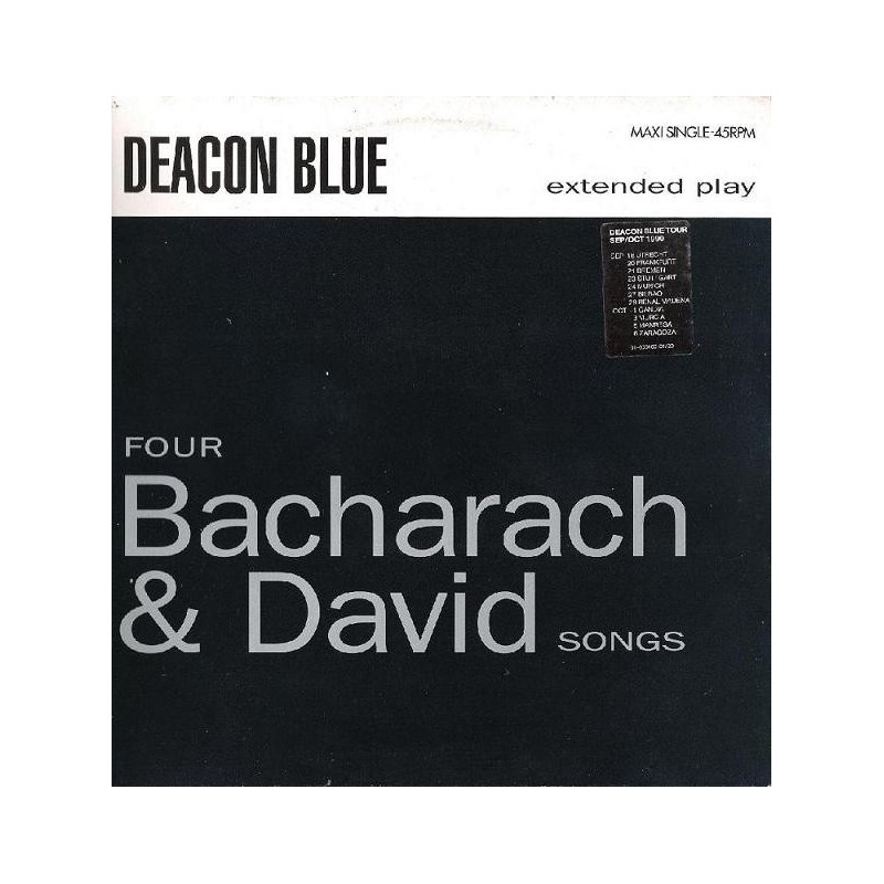 Deacon Blue ‎– Four Bacharach & David Songs|1986 CBS 656169 6 Maxi Single