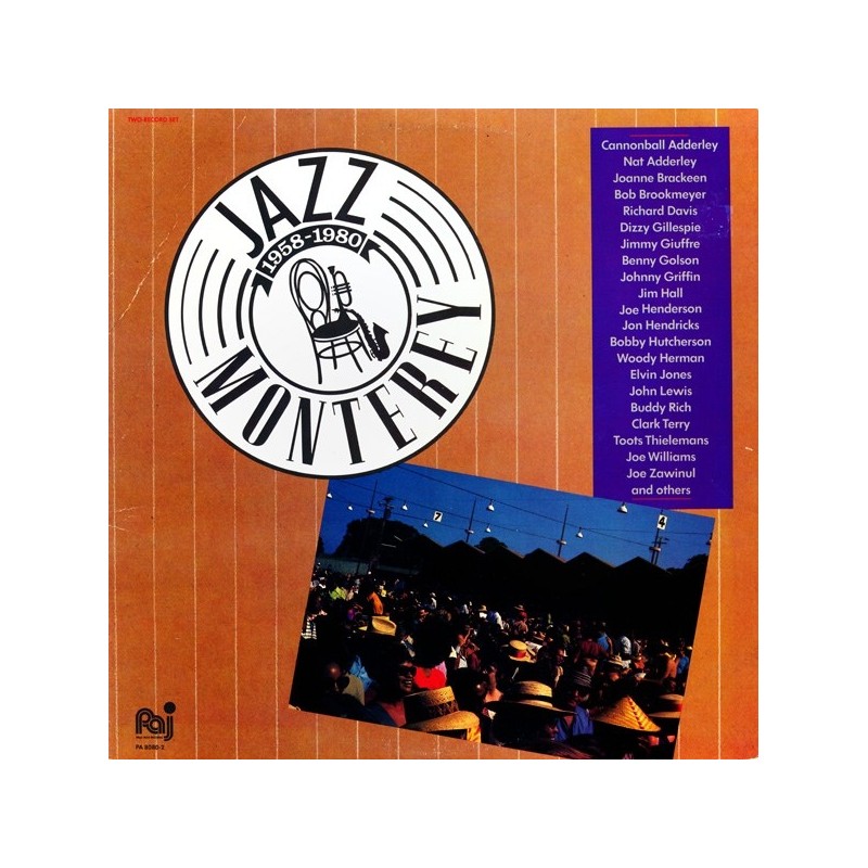 Various ‎– Jazz Monterey 1958-1980|1980  Palo Alto Records PA 8080-2